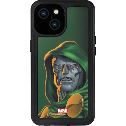 Marvel Dr. Doom Portrait iPhone 15 Waterproof Case
